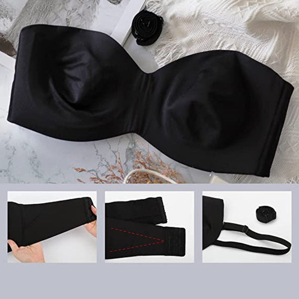 Charlotte™ Rutschfester Bandeau-BH mit vollem Halt