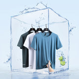 FreshFeel™ Rundhals-T-Shirt aus Eisseide