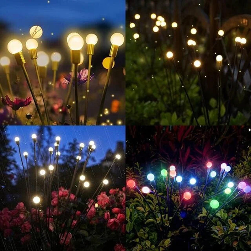 Sonne im Garten: Solar-Glühwürmchen-Lichter