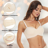 Charlotte™ Rutschfester Bandeau-BH mit vollem Halt