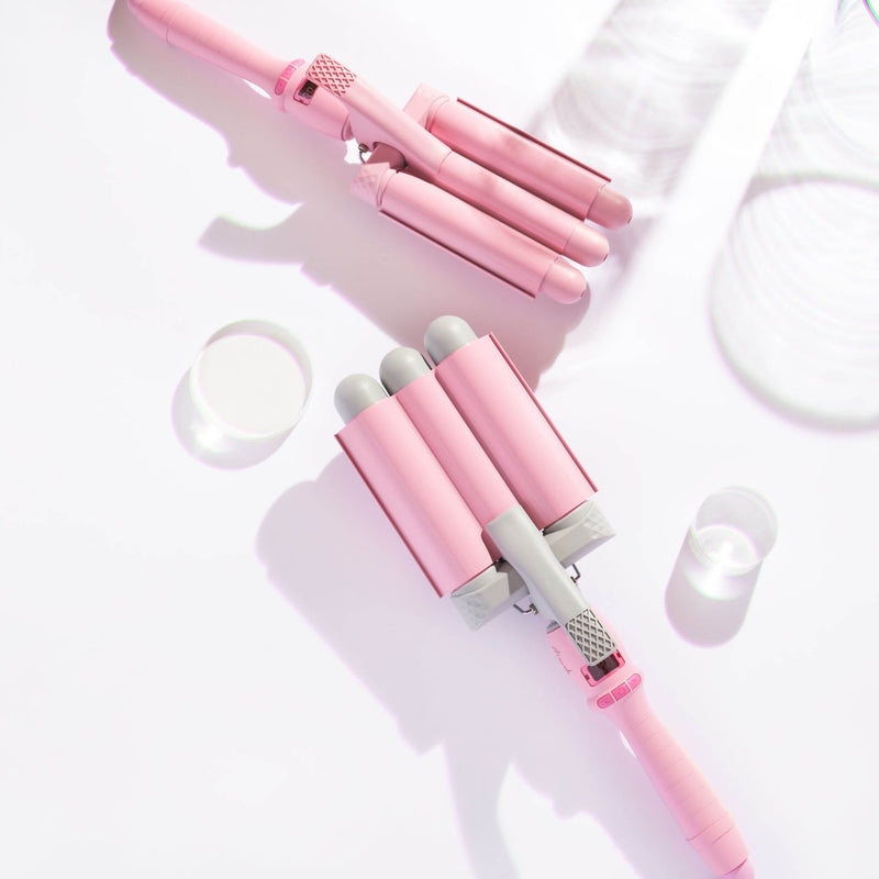 GlamWave™ - 32mm Pink Pro Haarlockenstab