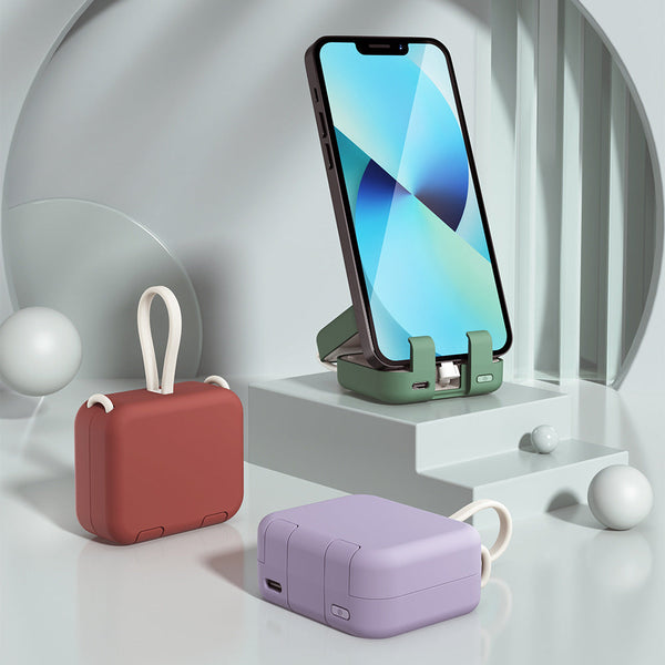 GoCharge™ Compact Power Bank and Device Holder