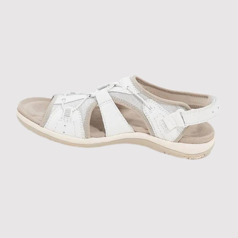 Karoline - Unterstützende und weiche, verstellbare orthopädische Sandalen für Damen