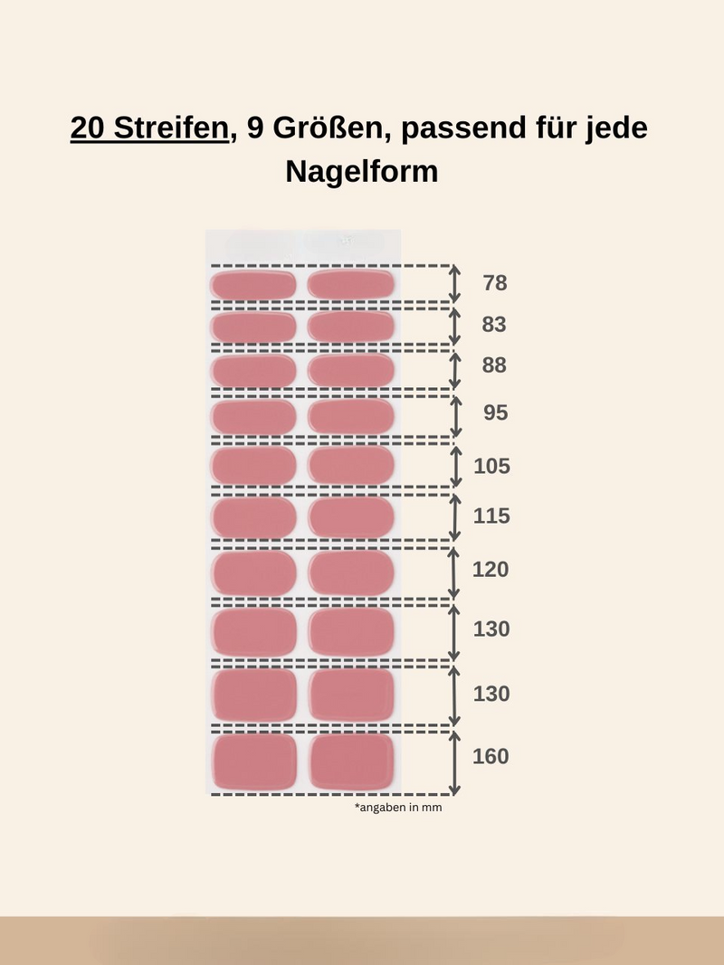 Valentine Premium Set / UV-Gel-Streifen