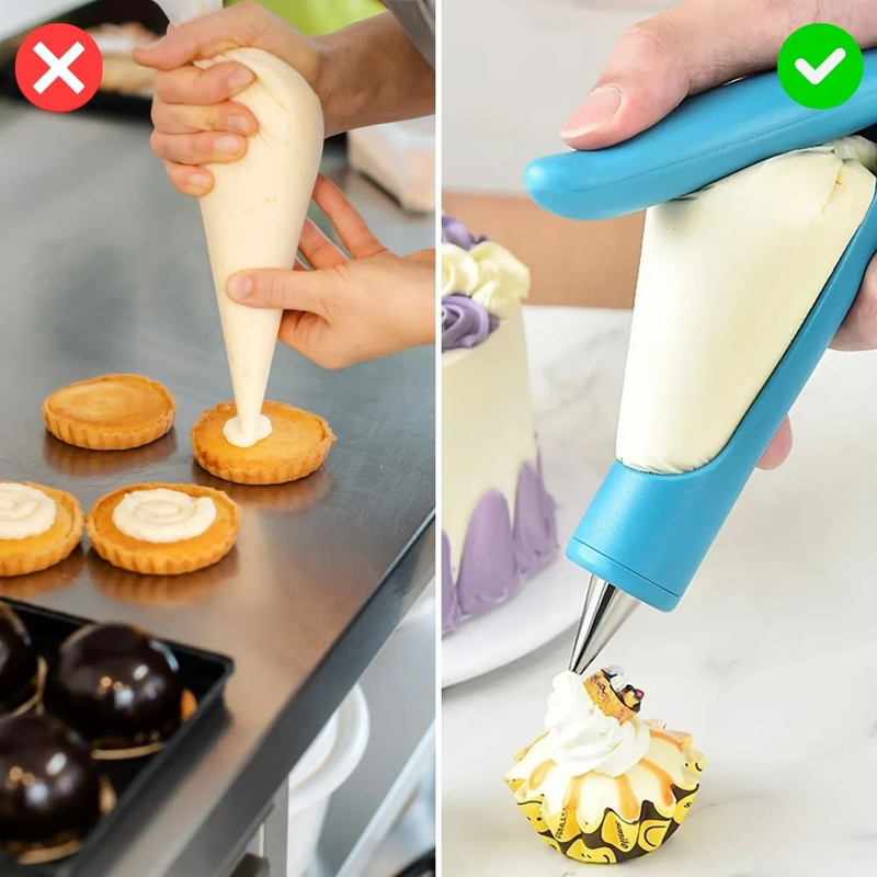 PastryFlow™ – Kuchendekorationsstift, Multifunktionale Glasurpistole