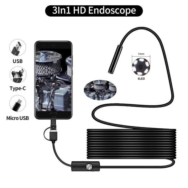 VersaScope™ | 3-in-1-USB-Endoskop (5 Meter)