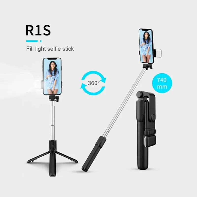 LightSnap™ - Dein Selfie-Zauber mit Bluetooth und Stativfunktion