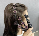 (4+4 GRATIS) - CrystalClips™ Haarspange mit Kristallblume 【Letzter tag Rabatt】