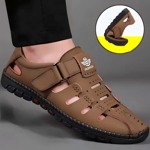 Urbana™ | Leder-Hohlsandalen mit Stil